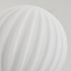 Bernado Lámpara de Pie - Cristal 10 cm Blanca, 5 luces