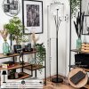Bernado Lámpara de Pie - Cristal 10 cm Blanca, 5 luces