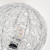 Bernado Lámpara de Pie - Cristal 12 cm Plata, 6 luces