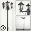 Loria Candelabro Negro, 3 luces