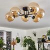 Chehalis Lámpara de Techo - Cristal 15 cm Colores ámbar, 6 luces