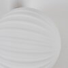 Chehalis Aplique - Szkło 10 cm, 12 cm Blanca, 3 luces
