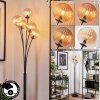 Bernado Lámpara de Pie - Szkło 12 cm Colores ámbar, 5 luces
