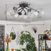 Chehalis Lámpara de Techo - Szkło 12 cm, 15 cm Transparente, 6 luces