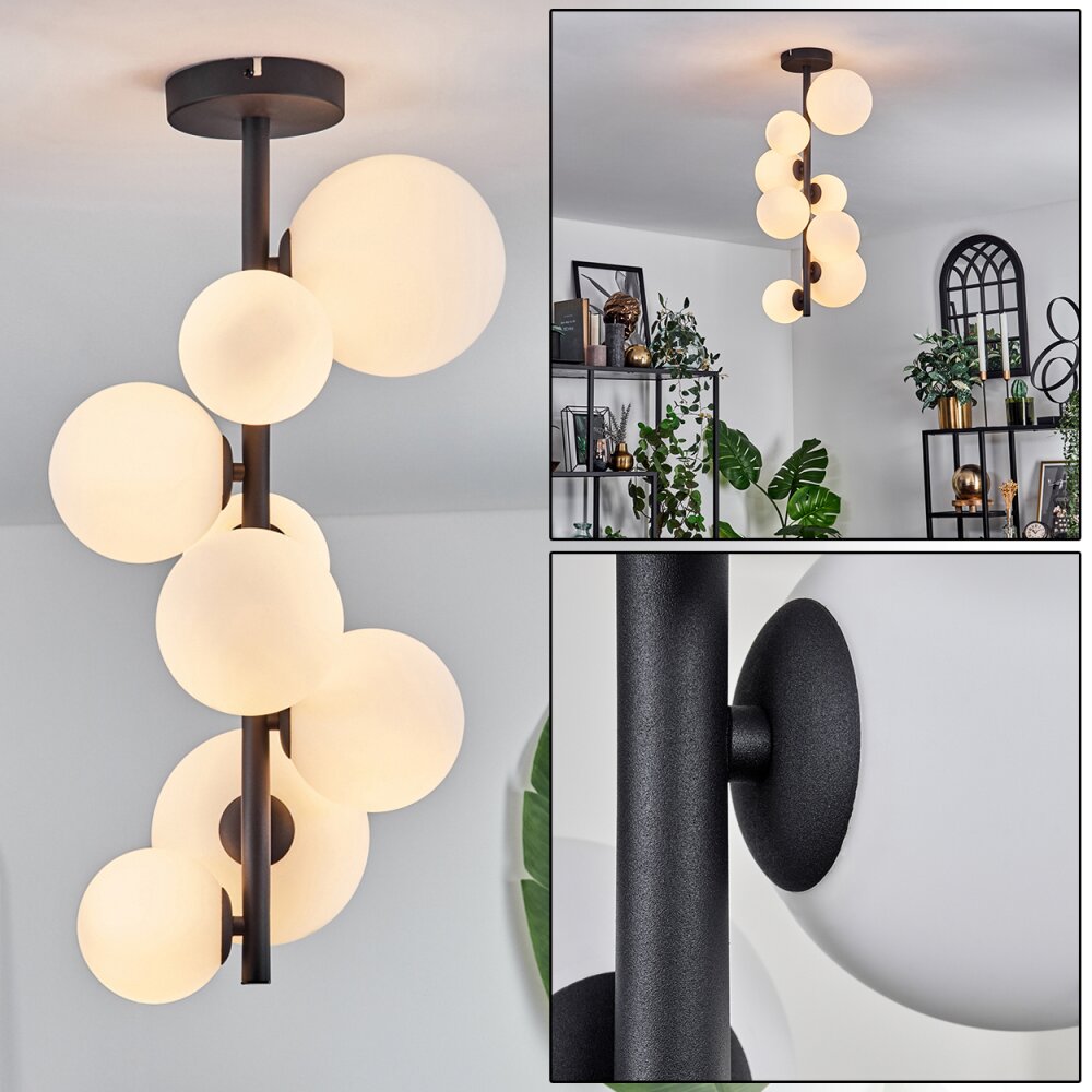 Chehalis Lámpara de Techo - Szkło 10 cm, 12 cm, 15 cm Blanca, 8 luces main product photo