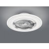 Reality Flaga Ventilador de techo LED Blanca, 1 luz, Mando a distancia