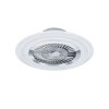 Reality Flaga Ventilador de techo LED Blanca, 1 luz, Mando a distancia