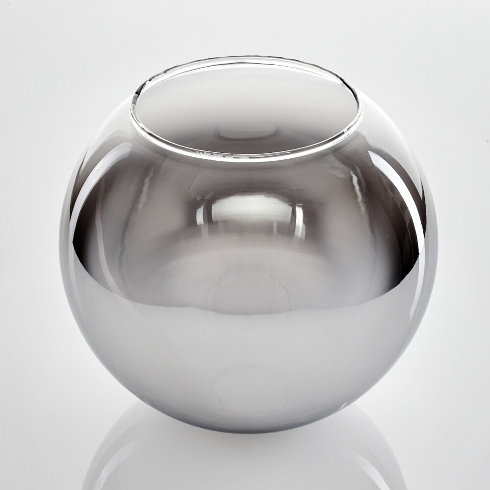 Koyoto Recambio de cristal 20 cm Cromo, Transparente, Ahumado main product photo