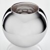Pantalla de cristal Koyoto Recambio de cristal 30 cm Cromo, Ahumado