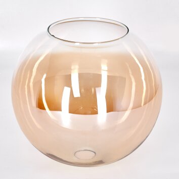 Pantalla de cristal Koyoto Recambio de cristal 30 cm Colores ámbar, Transparente