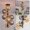 Gastor Lámpara de Techo - Cristal 15 cm Colores ámbar, Ahumado, 8 luces