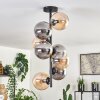 Gastor Lámpara de Techo - Cristal 15 cm Colores ámbar, Ahumado, 8 luces