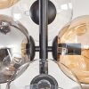 Gastor Lámpara de Techo - Szkło 15 cm Colores ámbar, Transparente, Ahumado, 8 luces