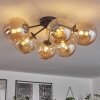 Chehalis Lámpara de Techo - Cristal 15 cm Colores ámbar, 6 luces