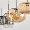 Ripoll Lámpara Colgante - Szkło 25 cm, 20cm Colores ámbar, Transparente, Crudo, Ahumado, Negro, 4 luces