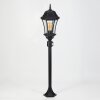 Etoe Poste de Jardín Negro, 1 luz, Sensor de movimiento