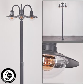 Elima Candelabro Antracita, 3 luces