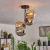 Gastor Lámpara de Techo - Cristal 15 cm Colores ámbar, Ahumado, 4 luces
