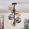 Gastor Lámpara de Techo - Cristal 15 cm Colores ámbar, Ahumado, 6 luces