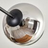Koyoto Lámpara de Techo - Cristal 15 cm Cromo, Transparente, 6 luces