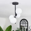 Chehalis Lámpara de Techo - Cristal 12 cm Blanca, 4 luces