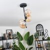 Chehalis Lámpara de Techo - Cristal 12 cm Colores ámbar, 4 luces