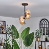 Chehalis Lámpara de Techo - Cristal 12 cm Colores ámbar, 4 luces