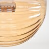 Chehalis Lámpara de Techo - Cristal 12 cm Colores ámbar, 4 luces