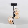 Chehalis Lámpara de Techo - Cristal 12 cm Colores ámbar, 4 luces
