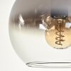 Koyoto Lámpara de Techo - Szkło 15 cm Cromo, Transparente, 5 luces