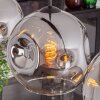 Ripoll Lámpara Colgante - Szkło 25 cm Cromo, Transparente, 4 luces