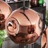 Ripoll Lámpara Colgante - Szkło 25 cm Color cobre, 4 luces