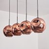 Ripoll Lámpara Colgante - Szkło 30 cm Color cobre, 4 luces