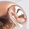 Ripoll Lámpara Colgante - Szkło 25 cm Transparente, Color cobre, 4 luces