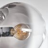 Gastor Lámpara de Techo - Szkło 15 cm Transparente, Ahumado, 4 luces