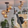 Gastor Lámpara de Techo - Cristal 15 cm Colores ámbar, 4 luces