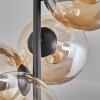 Gastor Lámpara de Techo - Szkło 15 cm Colores ámbar, Transparente, 4 luces