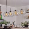 Ripoll Lámpara Colgante - Szkło 30 cm Transparente, 4 luces