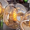 Ripoll Lámpara Colgante - Cristal 30 cm Colores ámbar, 4 luces