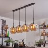 Ripoll Lámpara Colgante - Cristal 30 cm Colores ámbar, 4 luces