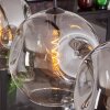 Ripoll Lámpara Colgante - Szkło 30 cm Transparente, Ahumado, 4 luces