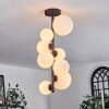 Chehalis Lámpara de Techo - Cristal 10 cm, 12 cm, 15 cm Blanca, 8 luces
