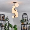 Chehalis Lámpara de Techo - Cristal 10 cm, 12 cm, 15 cm Blanca, 8 luces