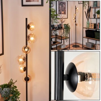 Remaisnil Lámpara de Pie - Szkło 10 cm, 12 cm Colores ámbar, Transparente, 6 luces Remaisnil Lámpara de Pie - Szkło 10 cm, 12 cm Colores ámbar, Transparente, 6 luces