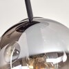 Gastor Lámpara de Techo - Szkło 15 cm Transparente, Ahumado, 5 luces