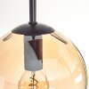 Gastor Lámpara de Techo - Szkło 15 cm Colores ámbar, Transparente, 5 luces