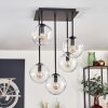 Gastor Lámpara de Techo - Cristal 15 cm Transparente, 5 luces