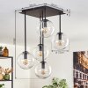 Gastor Lámpara de Techo - Cristal 15 cm Transparente, 5 luces