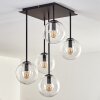 Gastor Lámpara de Techo - Cristal 15 cm Transparente, 5 luces