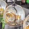 Ripoll Lámpara Colgante - Cristal 25 cm Colores ámbar, 4 luces